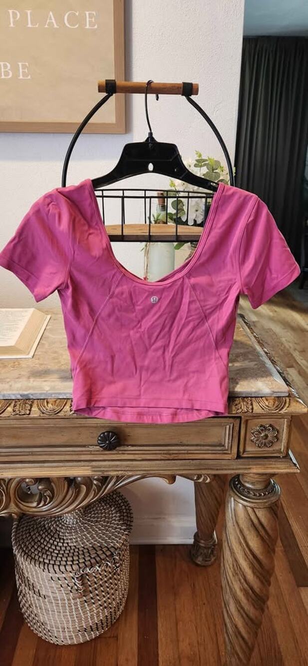 Lululemon Align Pink T-shirt size 2